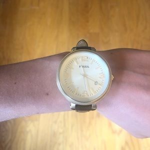 Big face Fossil watch